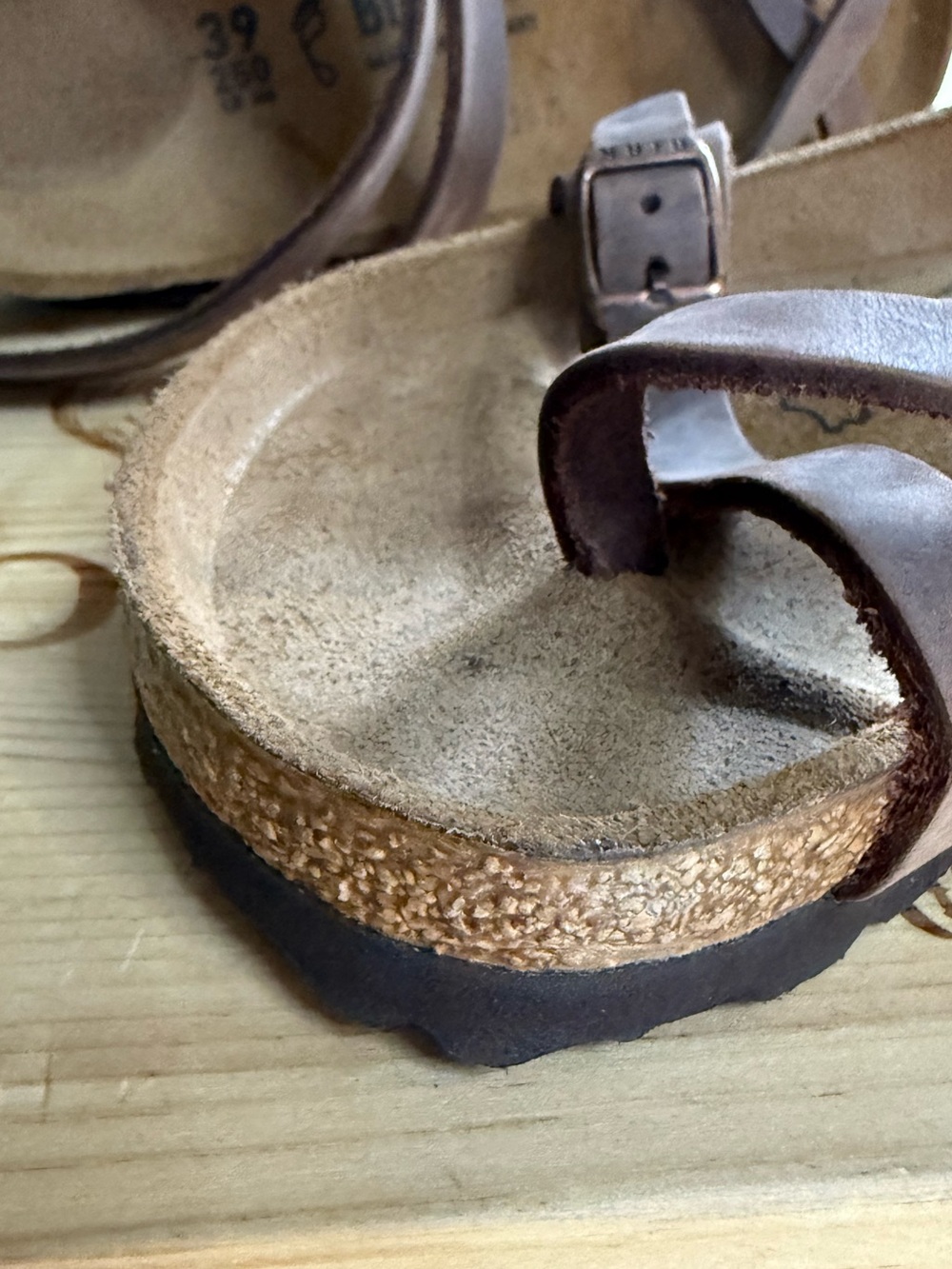 BIRKENSTOCK Yara Habana Oiled Leather Ankle Strap Sandals Mocha EU 38 US 8 - 8.5 - Picture 6 of 11